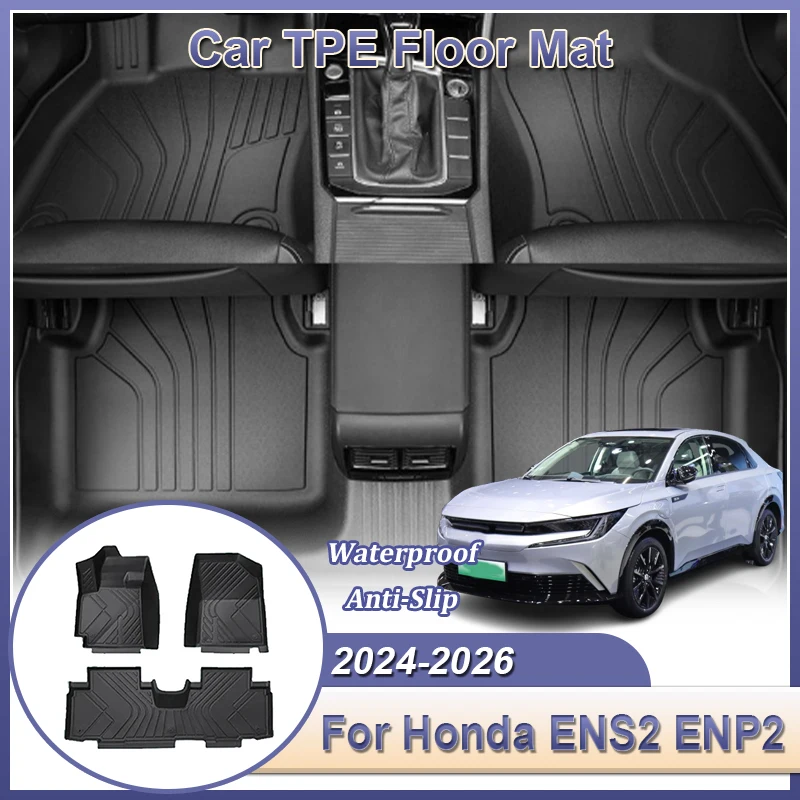 Pour accessoires Honda ENS2 ENP2 2024 2025 2026 Prototype 5 Sets Tapis de sol de voiture LHD, tapis anti-odeur, plateau de protection, pièces et outils intérieurs