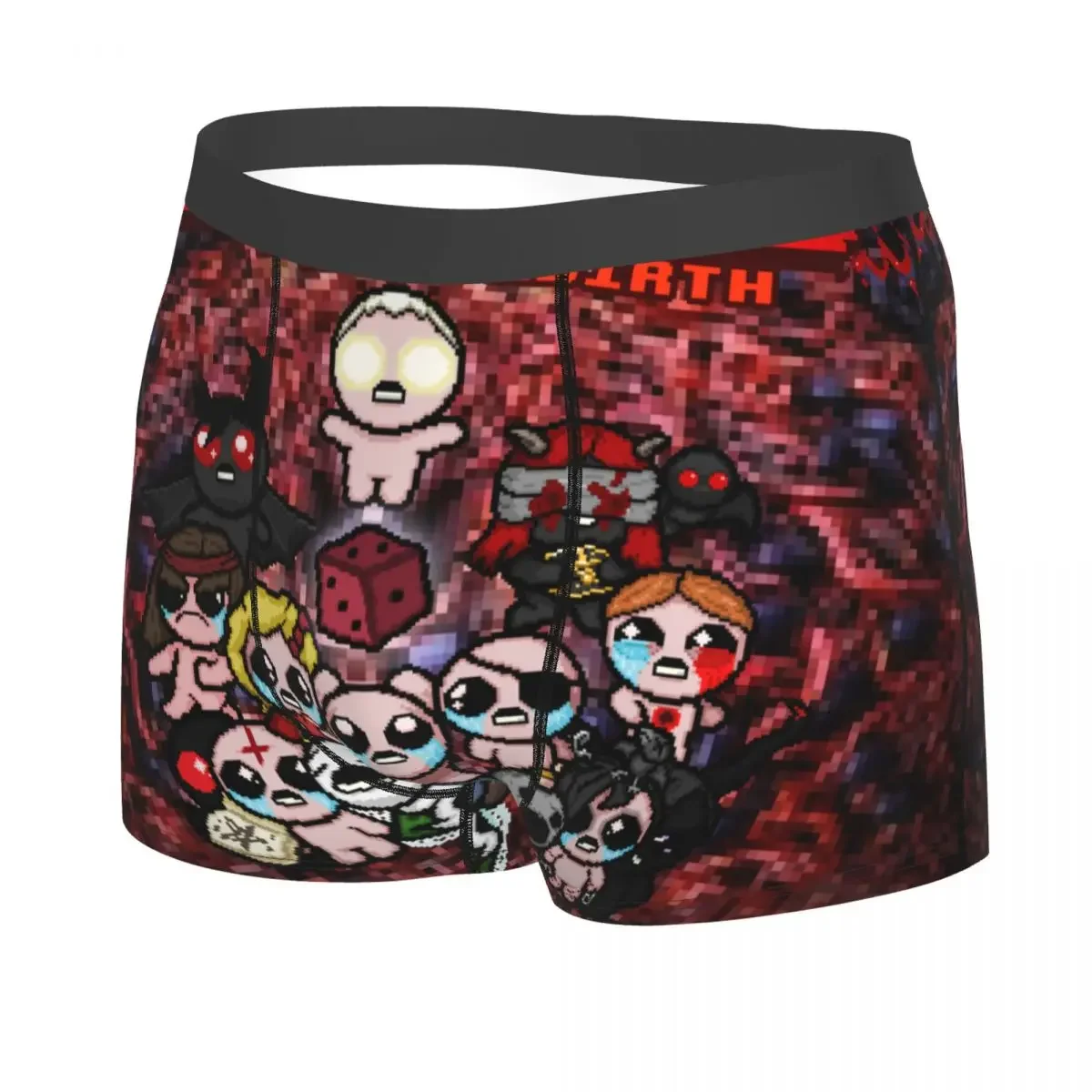 The Binding Of Isaac Underwear Male Sexy Printed Customized Video Game Boxer Shorts Panties Briefs Soft Underpants