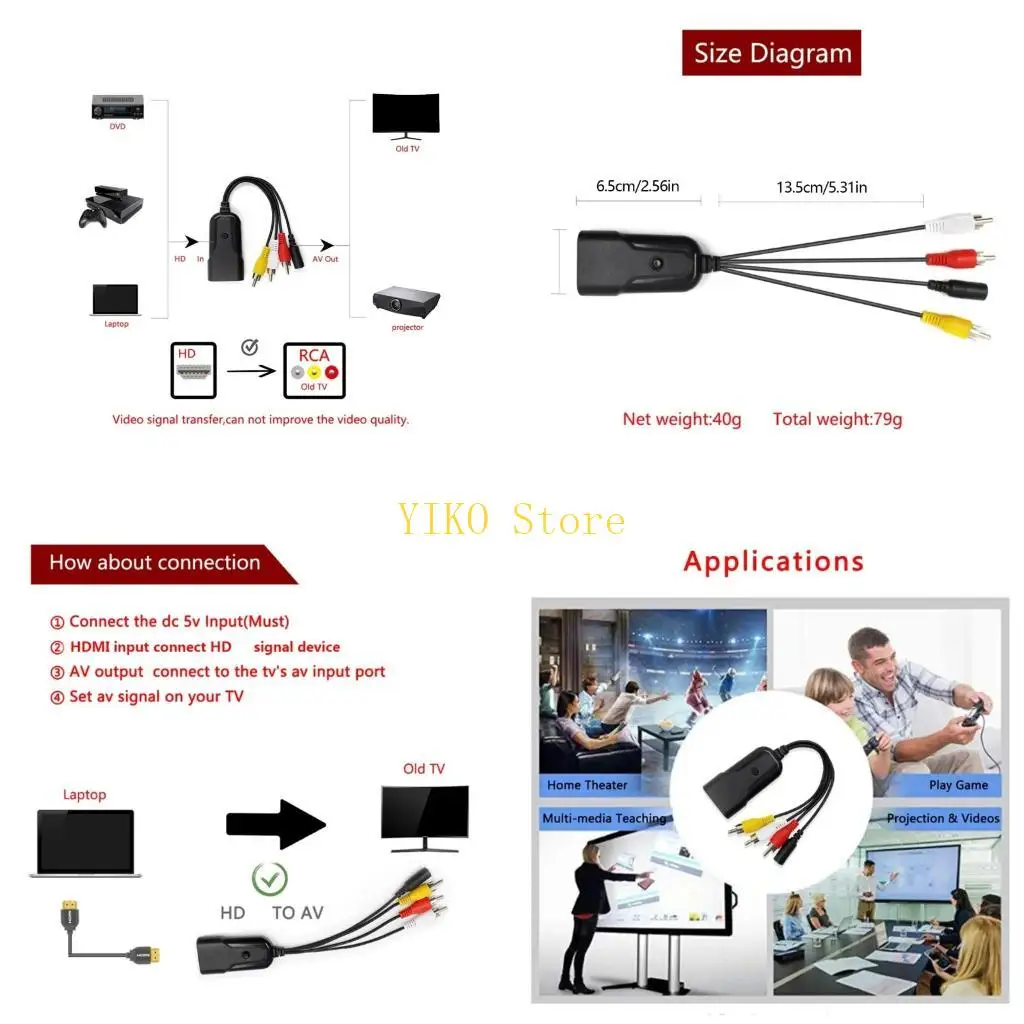 

K32C Конвертер видео высокого разрешения HDTV в AVI с длительным сроком службы и быстрой настройкой