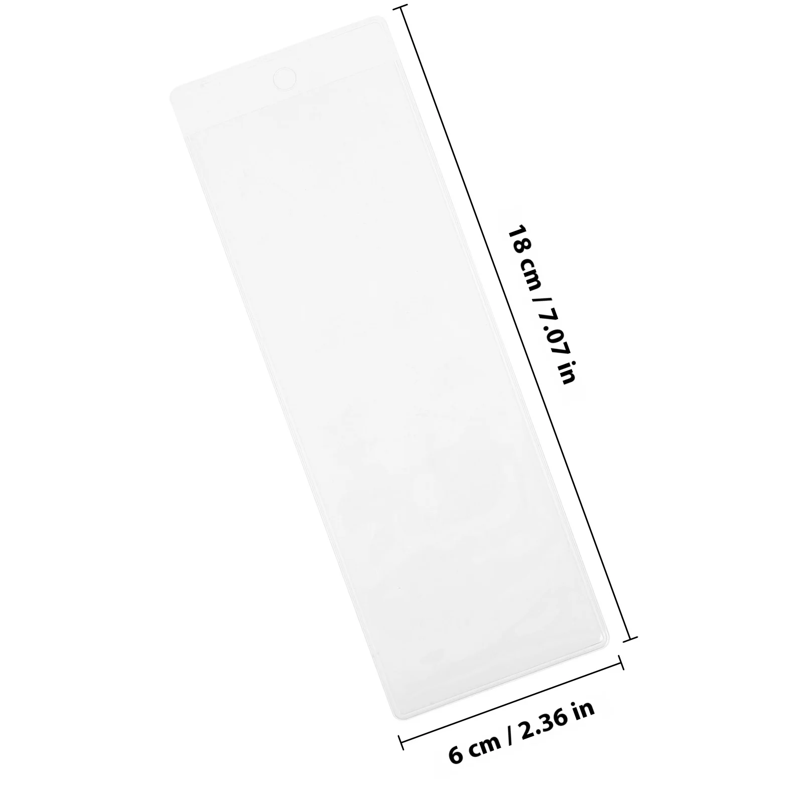 10 szt. Ochraniacze na zakładki, puste etui, lekkie, przezroczyste osłonki z PVC do rękodzieła DIY, organizer do przechowywania, dla miłośników książek