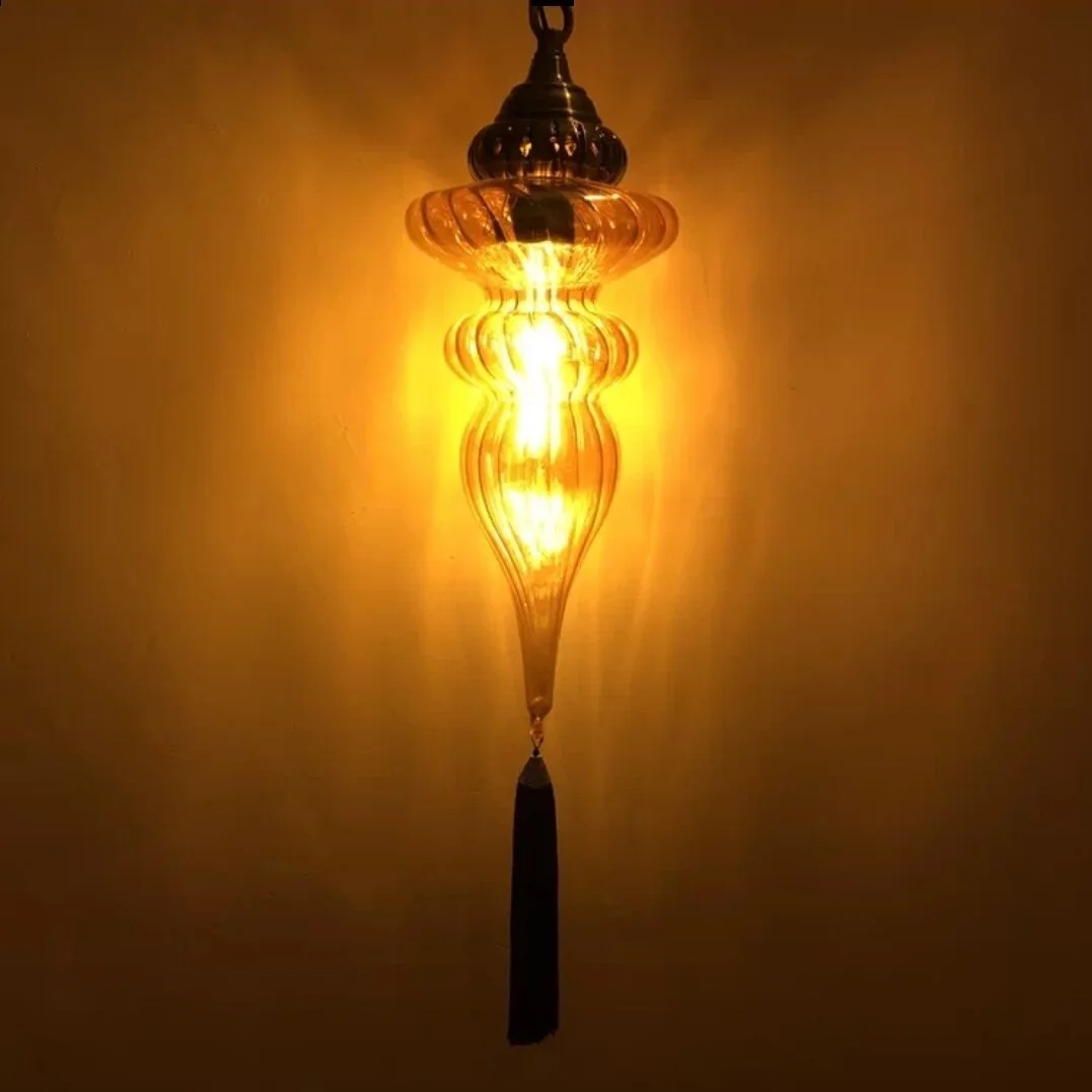 Newest Style Turkey Ethnic Customs Coffee Lamp Romantic Cafe Restaurant Bar Tree Pendant Light Bar Creative Pendant Lampe