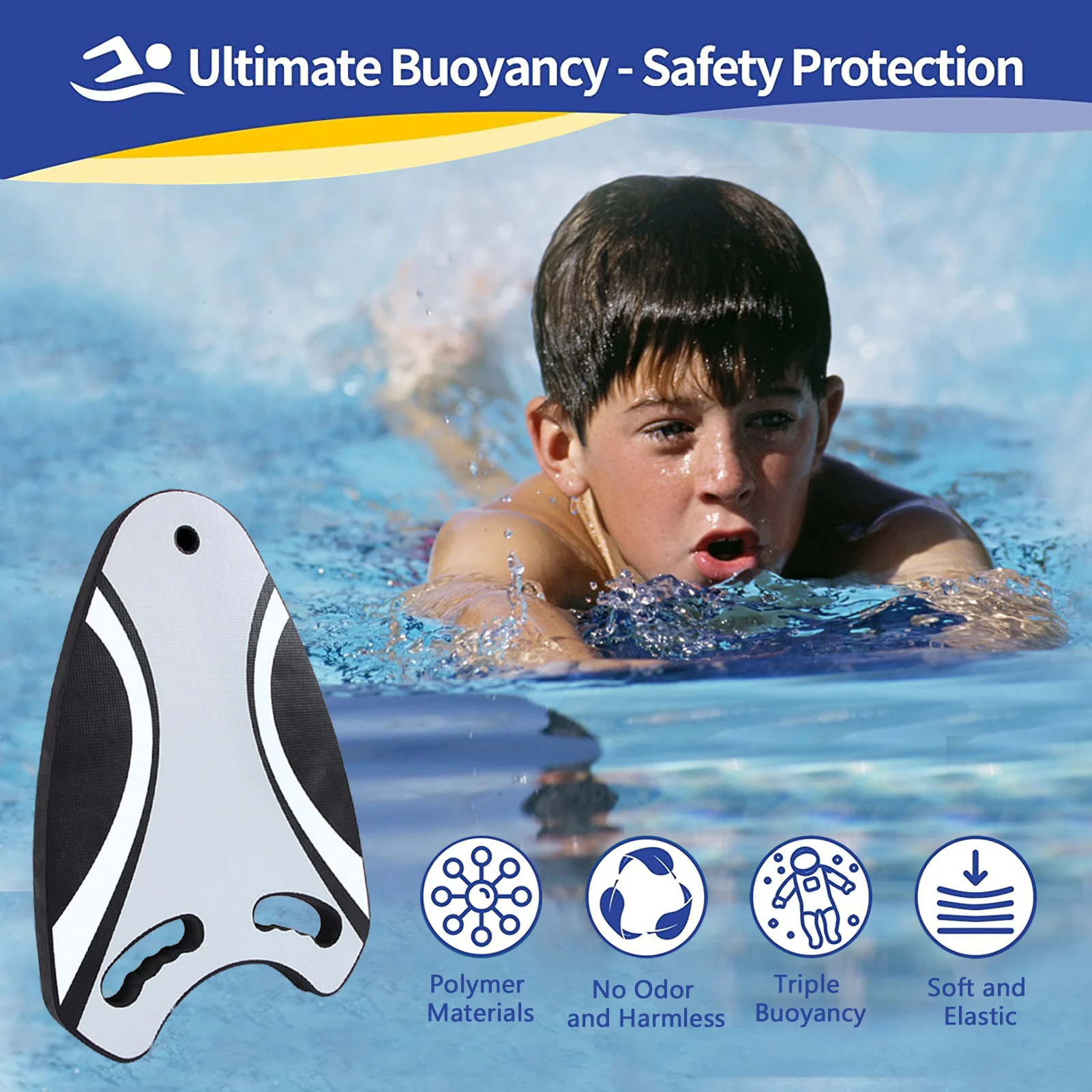 Swimming Kickboard Non-Irritating Training Swim Board For Adults Children Swimming Beginner Training Aid And Pool Exercise