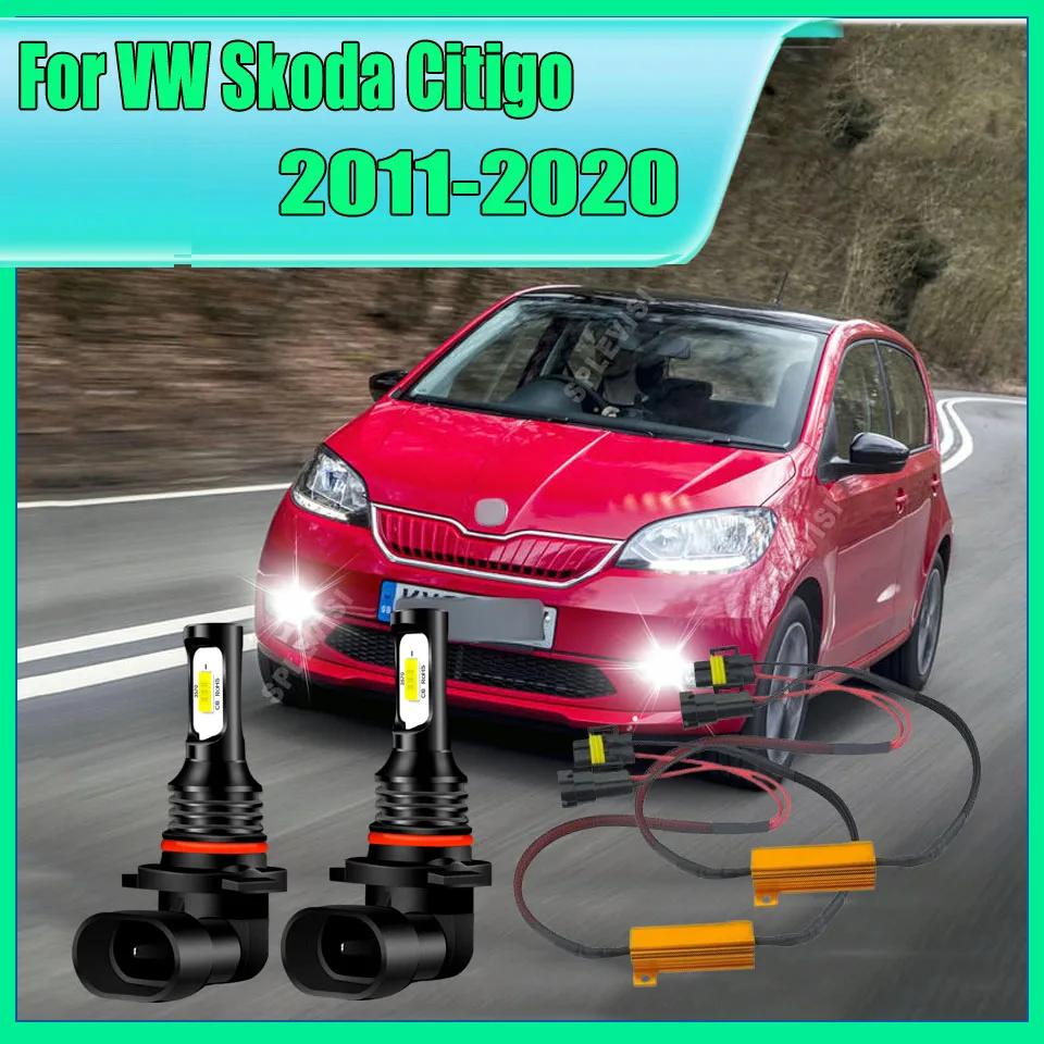 

9-16v 9006 HB4 Fog Light Pro Kit Canbus Ready with Harness For Skoda Citigo 2011 2012 2013 2014 2015 2016 2017 2018 2019 2020