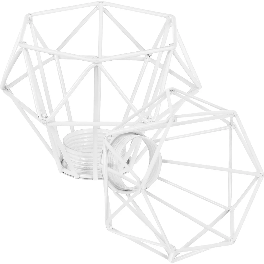 

2pcs Retro Lamp Shade Diamond Metal Pendant Light Cover For Ceiling Lamp Industrial Style Decorative Replacement Home Hotel