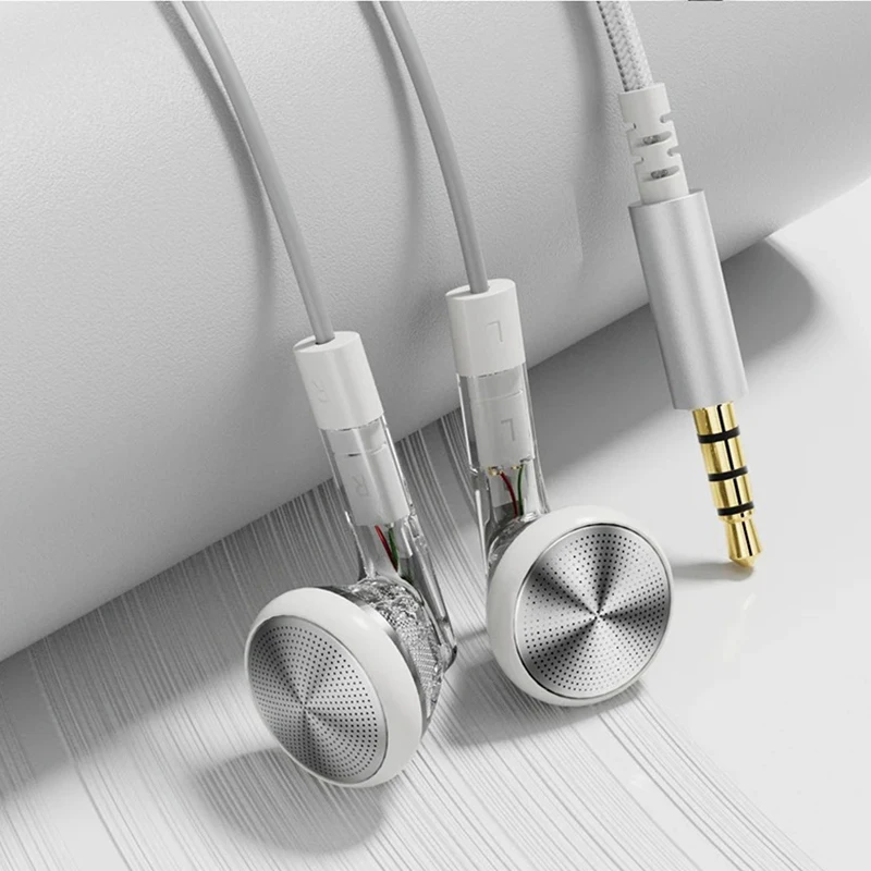 FiiO FF1 14.2mm Dynamic Driver Open Earbuds HIFI Music Wired Earphone Bass 0.78mm Detachable Cable with Mic In-Line-Controls