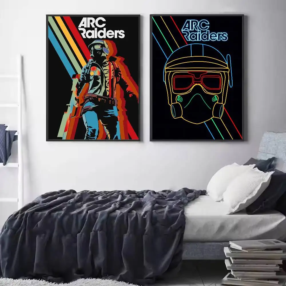 Game A-ARC R-Raiders Poster Versatile HD Waterproof Wall Art Self-Adhesive Decor for Any Space Ideal Gift