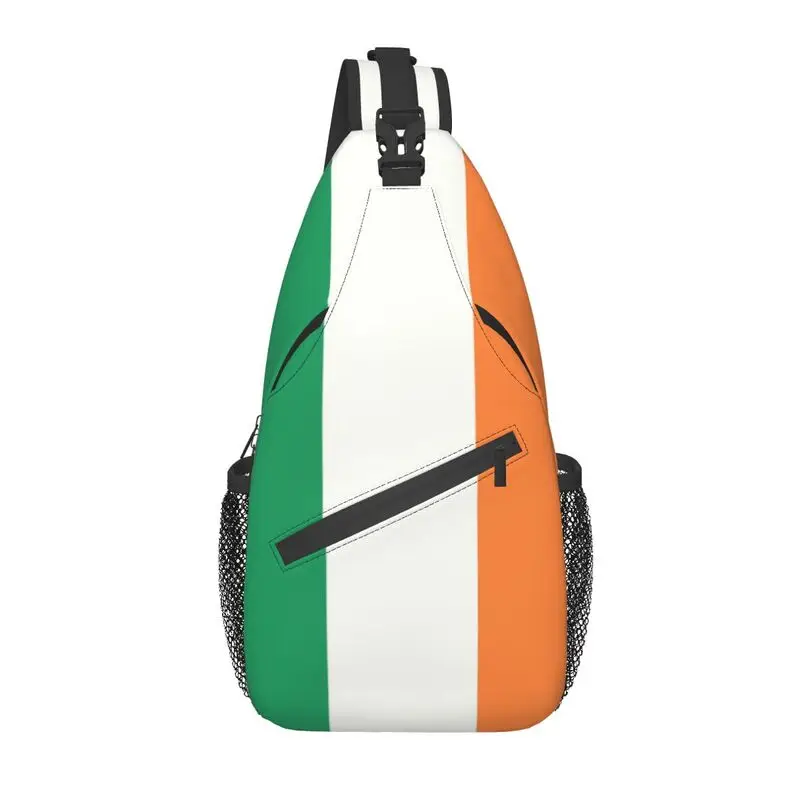 

Fashion Ireland Flag Sling Crossbody Backpack Men Shoulder Chest Bag for Travel Cycling