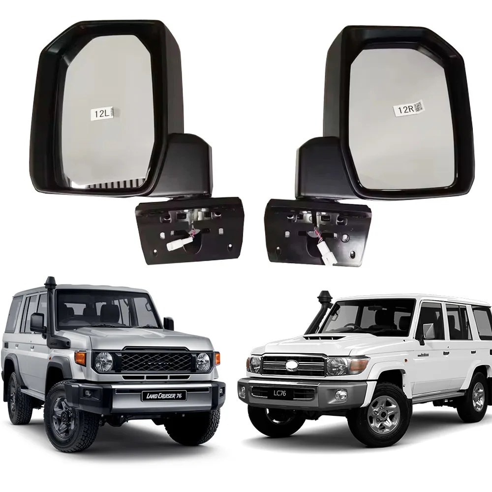 

1984-2023 Door Rear-View Side Mirror Replacement Kit for to yota Land Cruiser 70 Accessories LC76 LC70 LC79 2024