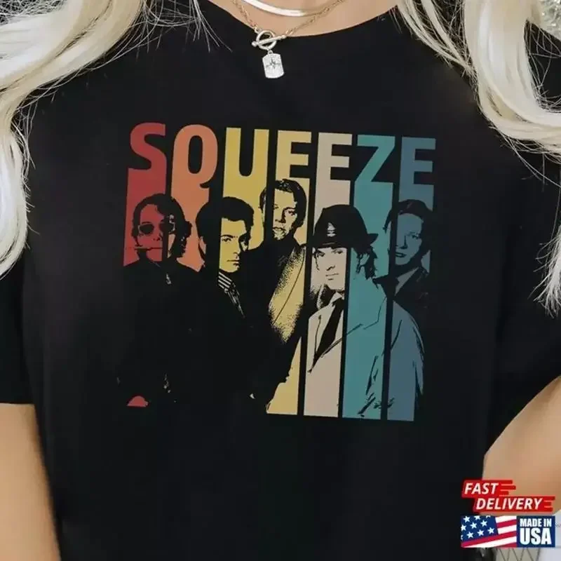 Squeeze Rock Band T Shirt For Fans