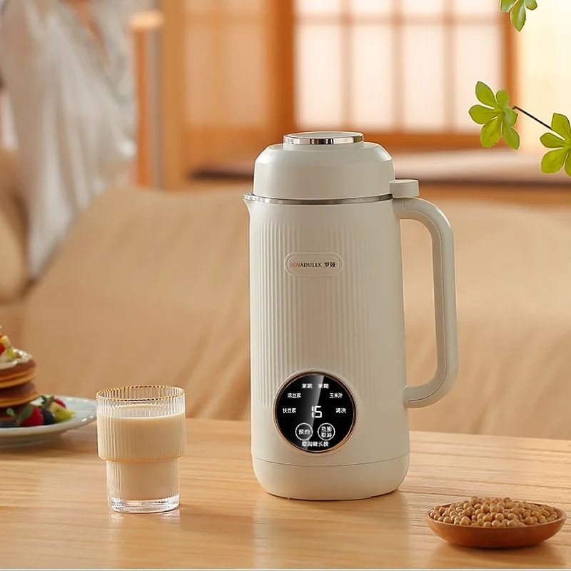 800ml Soybean Milk Machine Filter-free Wall Breaking Machine Smart Mixer Electric Juicer 8 Leaf Blade Kitchen Appliances 220V