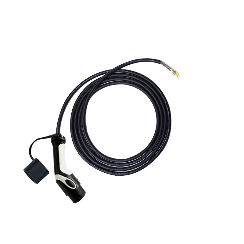 Type 2 IEC 62196-2 Charging Cable with IP 65 Tether 32A 11KW 22KW Capacity for Electric Car & EV Station