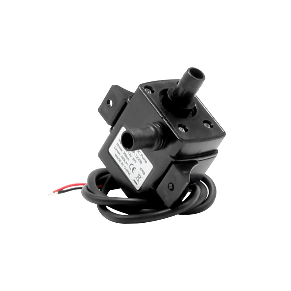 Mini DC12V 3M 240L/H Brushless Motor Submersible Water Pump 12v Water Pump 12V 4.8W Red-black connection
