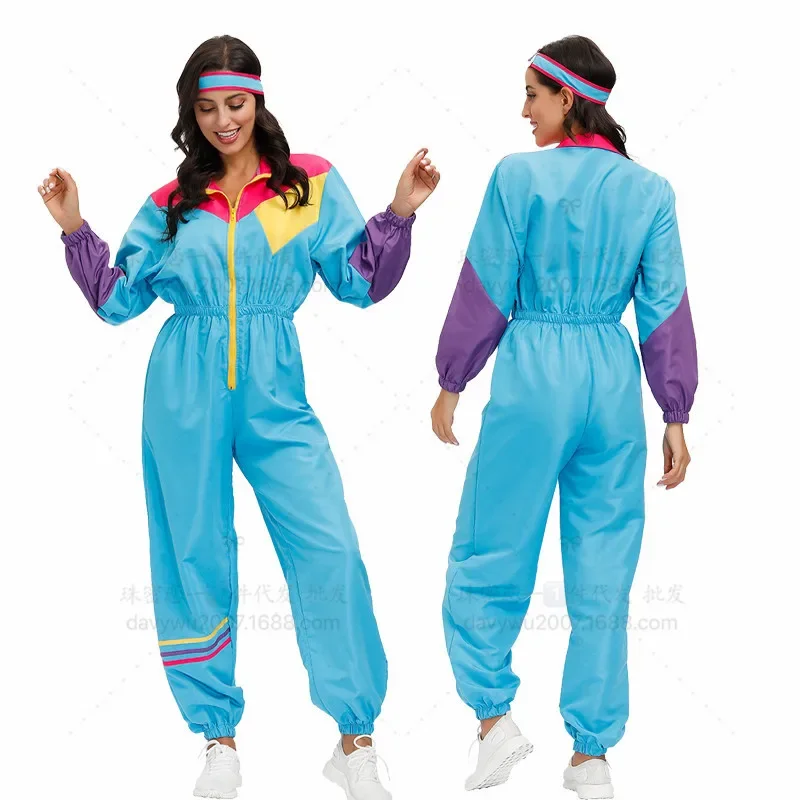 

Halloween Costume Disco Hippie Costumes Outdoor Ski Suit Set