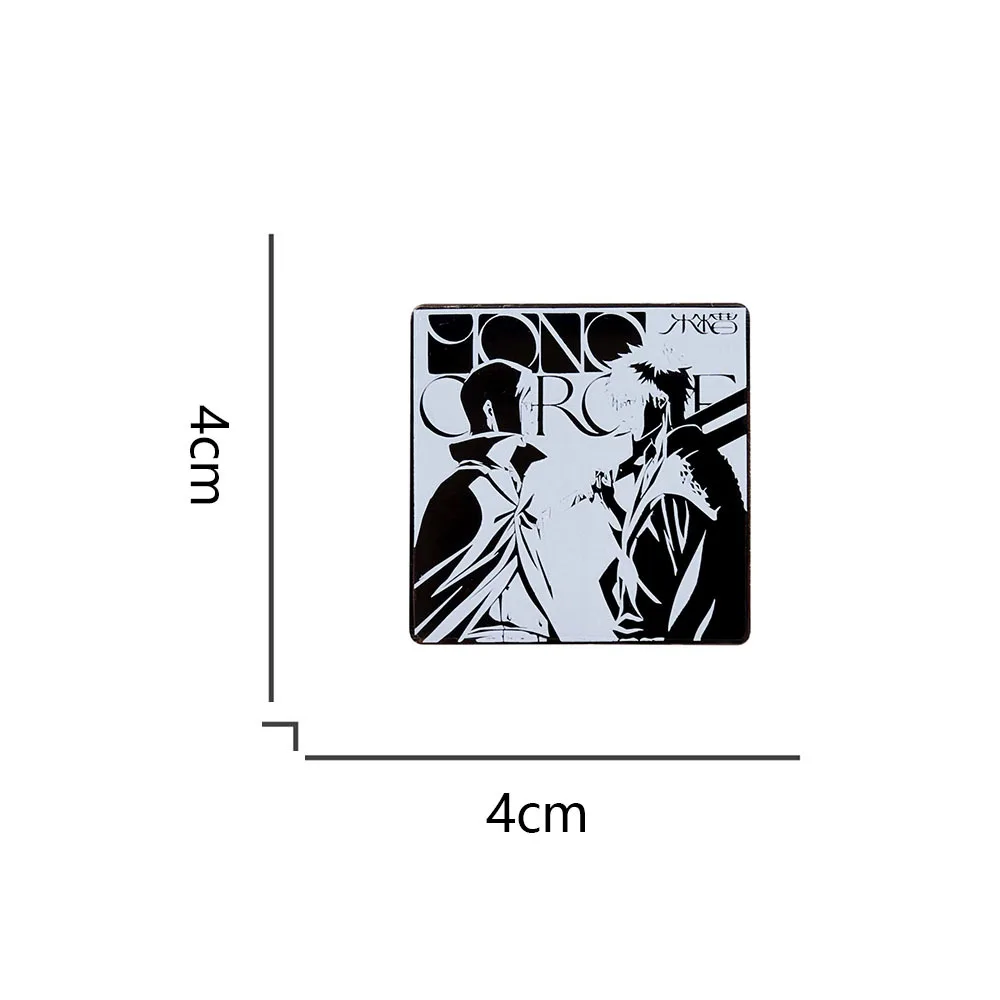 أنيمي بليتش ألف عام حرب الدم كوروساكي إيتشيغو تأثيري حلي شارة دبوس اكسسوارات ظهره قلادة دعامة معدنية بروش