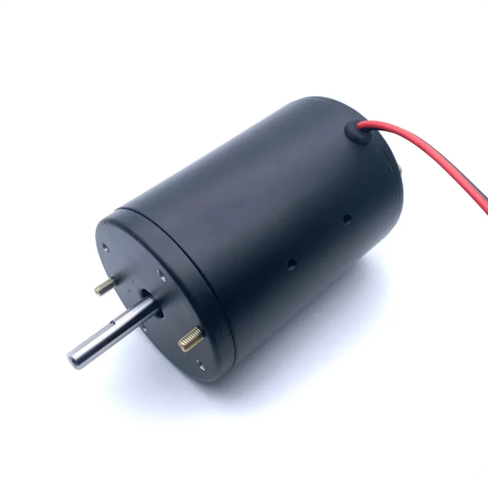 77MM DC Motor 12V 3300RPM 200W High Torque Low Noise 24V 7000RPM 360W Dual Ball Bearing Carbon Brush Motor