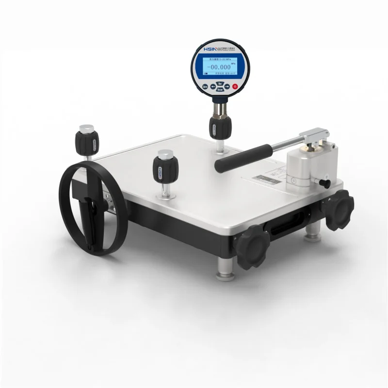 

Customized Pneumatic Air Pressure Calibration Pump Bench-top Easy Pressure Generate Manual Pressure Calibrator Comparator 870psi