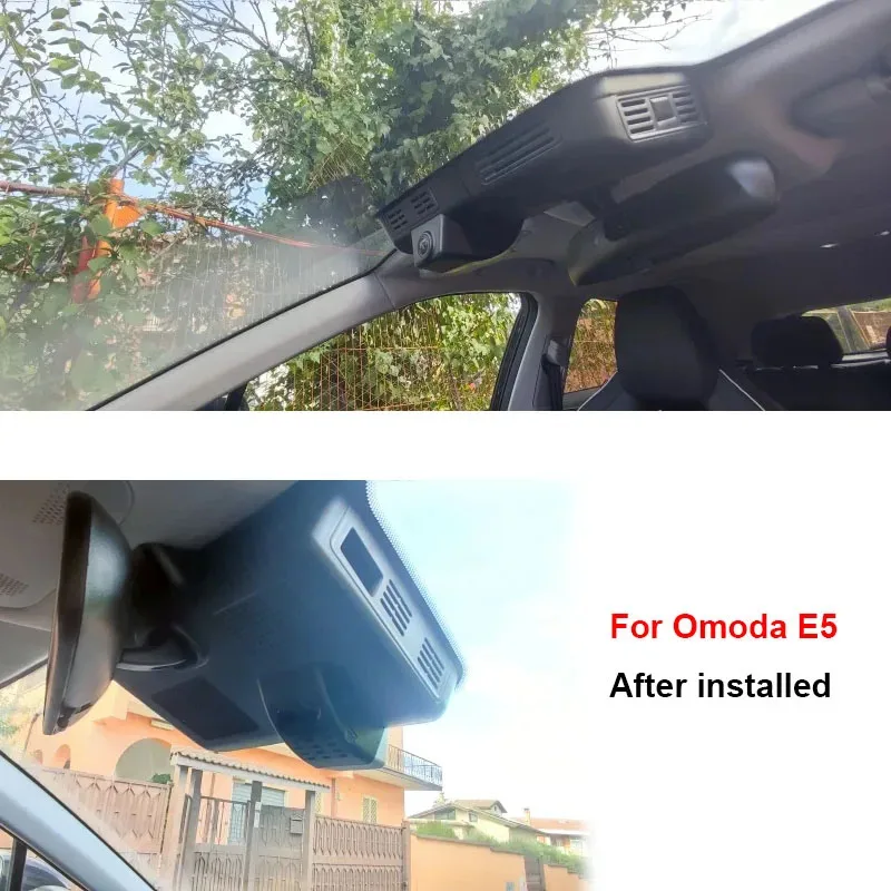 مسجل فيديو DVR للسيارة 4K التوصيل والتشغيل، كاميرا بعدسة مزدوجة لشيري أوموندا 2023 2024 #6