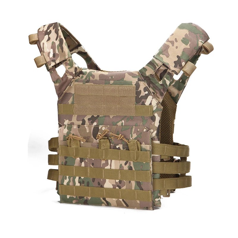 Chaleco táctico impermeable MOLLE – Portaplacas ligero regulable para campo - imagen 3