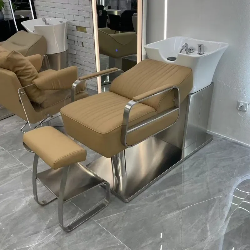 

Adjustable Head Spa Bed Reclining Beauty Professional Hair Washing Bed Stylist Beauty Hair Spa Lavacabezas Salon Furniture