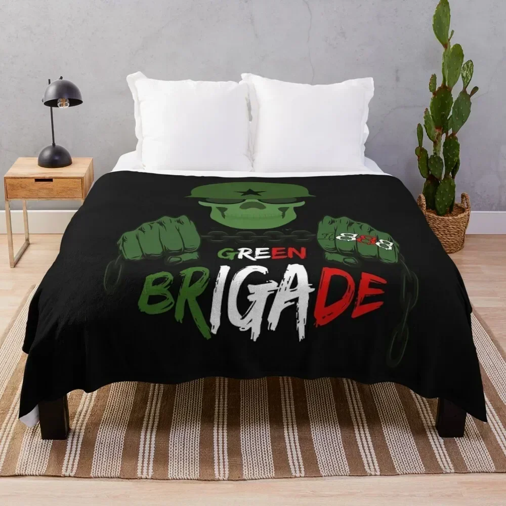 

Green Brigade Throw Blanket Multi Use Warm Blanket for Living Room Bedroom