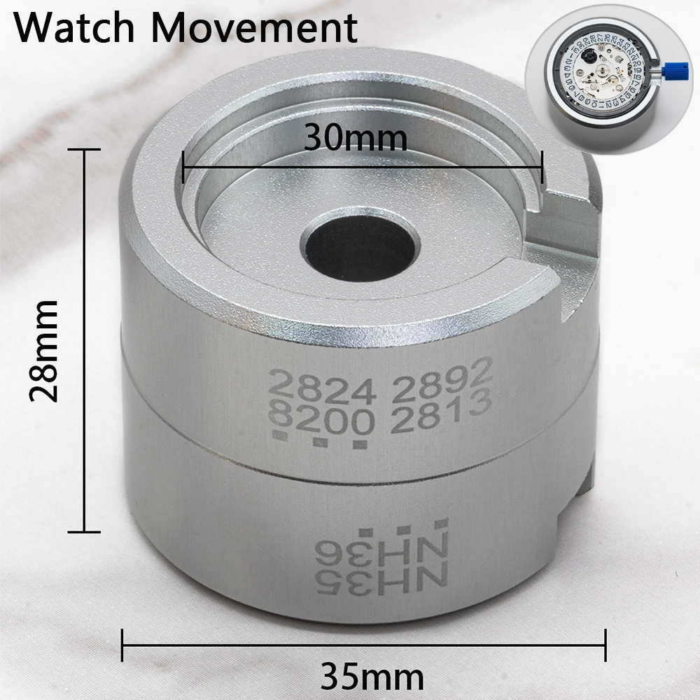 NH35 NH34 Watch Movement Holder Bracket Fits NH36 7S26 4R35 4R36 8215 2824 2836 Movement SKX007 Mod Base Repair Assembly Tools