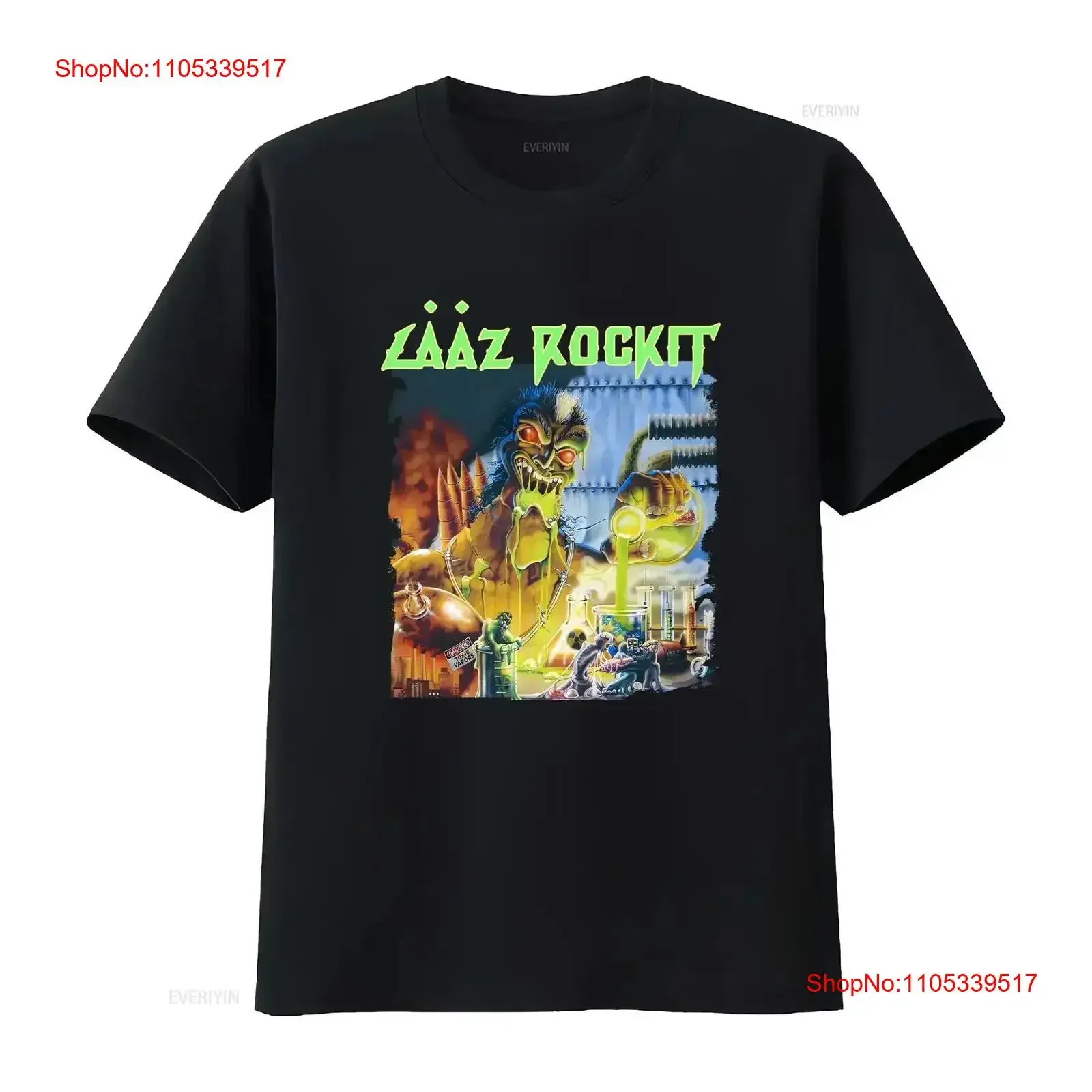 Laaz Rockit Annihilation Principle Black Size S 5XL Cotton T Shirt vintage Washed Breathable fashion streetwear Versatile homme