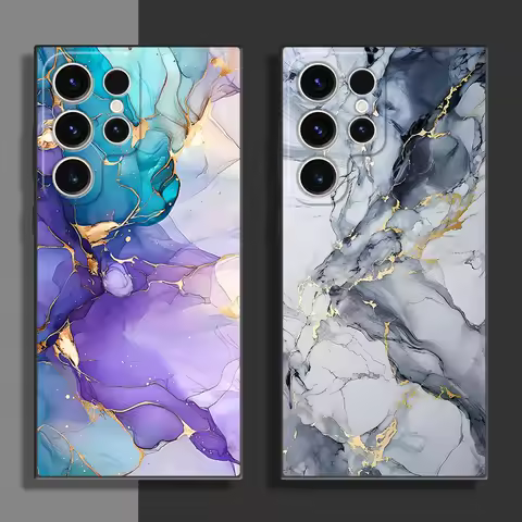 Marble Pattern Phone Case for Samsung Galaxy S22 Plus S21 5G S21 FE S24 S25 Ultra S20 S23 Ultra S22 Ultra Cover