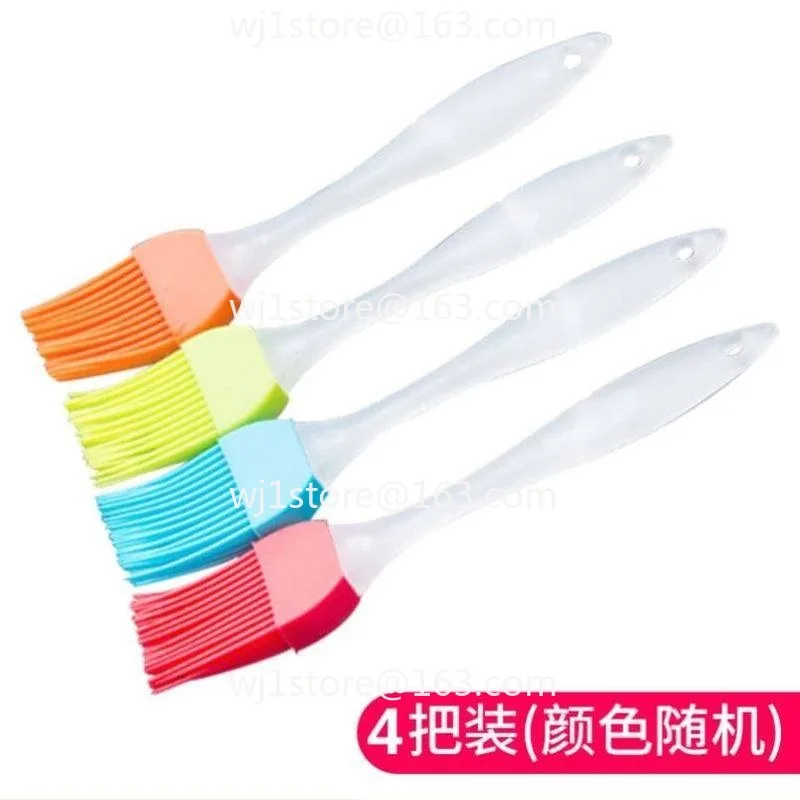 Kitchen Pancake Edible Brush Baking Small Brush Pancake Household High Temperature Resistant BBQ Tool Silicone Oil Brush