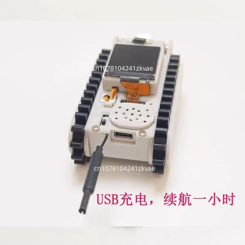 ESP32 Controlled Tracked RoboKit with Wireless Video Pipeline Inspection Car
