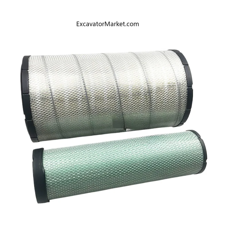 For Hitachi ZAX330 350 360-3G-6 Volvo 240 290 Air Filter Air Filter Excavator Accessories High Quality