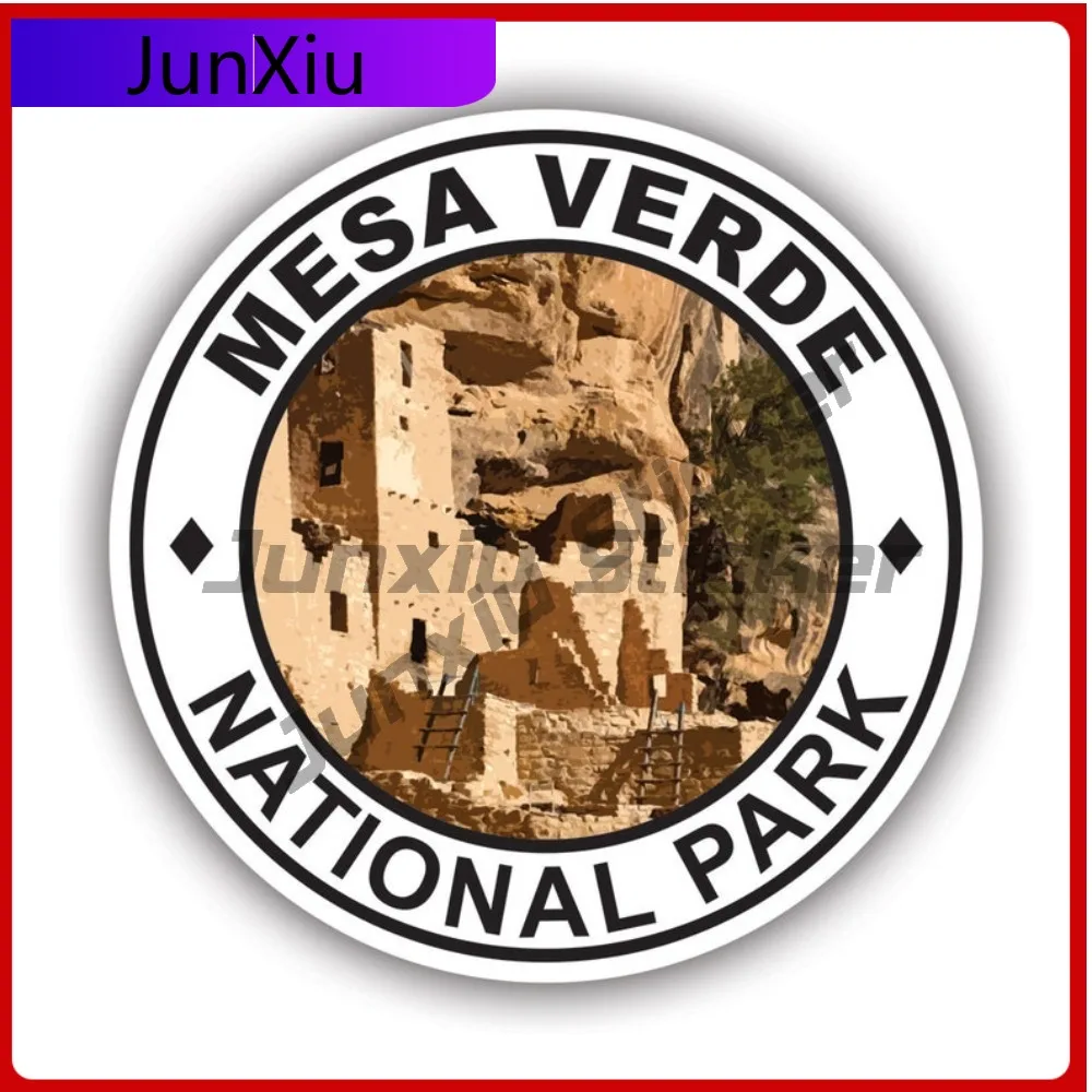 

Mesa Verde National Park Sticker Creative Decals Rv Hike Hiking Camp Camping Puebloan Pueblo Heritage Cute Style SUV Use Wate