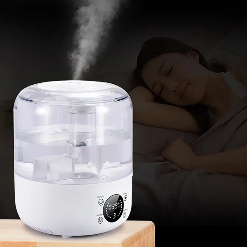 Увлажнитель воздуха, интеллектуальный увлажнитель воздуха большой емкости, диффузор с таймером дистанционного управления, домашний увлажнитель воздуха, ароматический диффузор