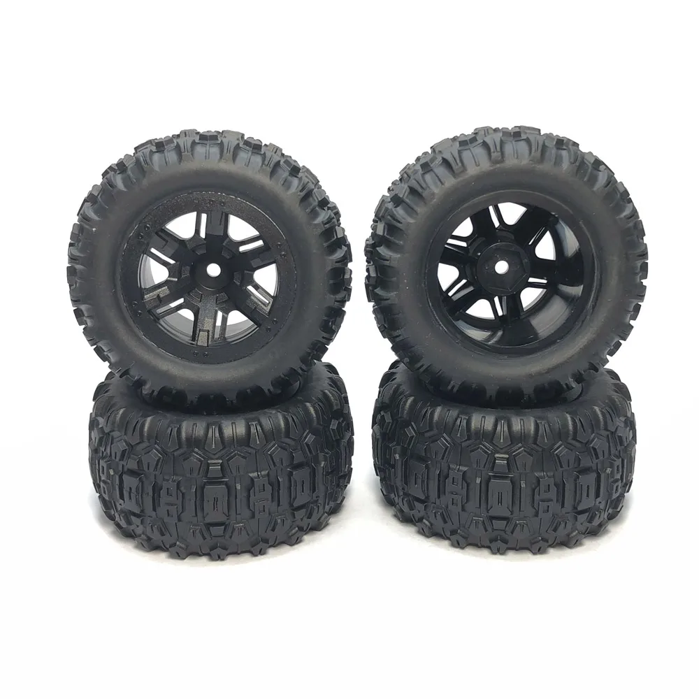 Original Tires Tyres MJX H16H H16E H16P RC Car Spare Parts Hyper Go Truck Replacement Accessories Off Road Wheel