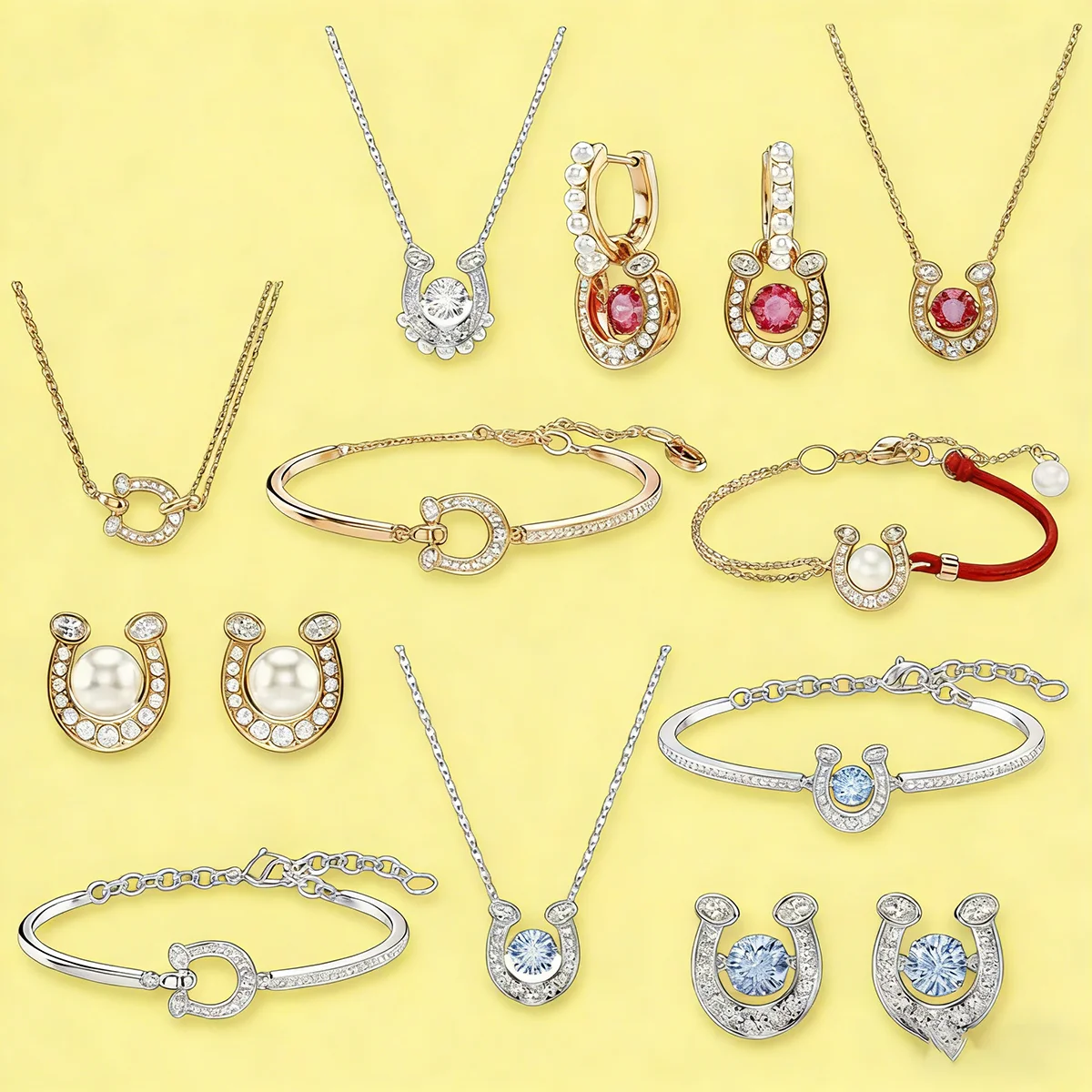 

2026 New Luxury High-quality Zircon S925 Silver Necklace Pendant Earrings Bracelet Tassel Design Suitable for Women To Wear