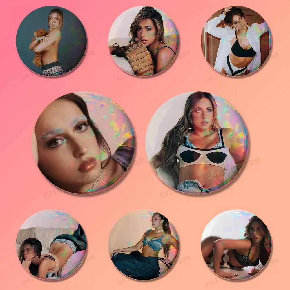 

Singer T-Tates M-McRaes Badges 25 32 44 58 75 mm Round Fashion Jewelry Clothes Bag Hat Accessories Badge Lover Gifts