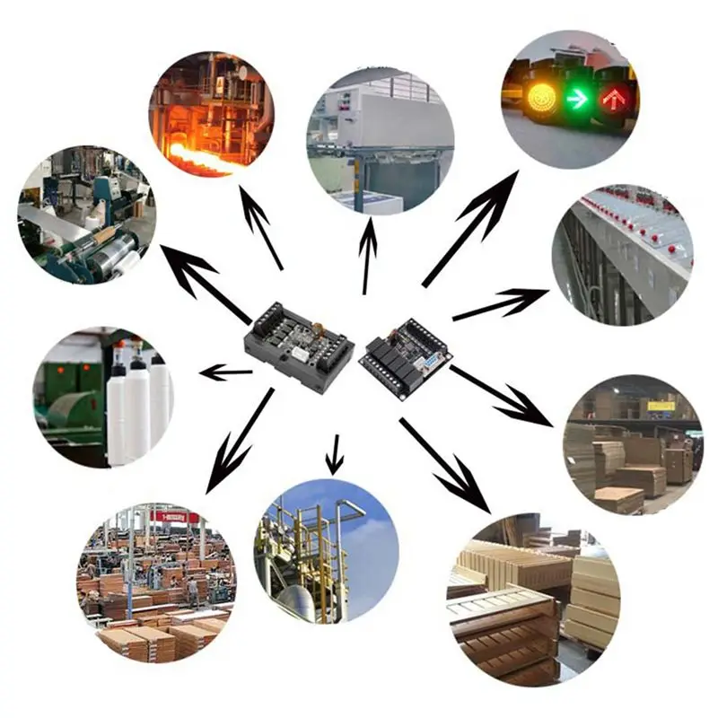 3X Motor Controller PLC Programmable Controller FX1N To 20MR Programmable Relay Delay Module With Shell Motor Regulator
