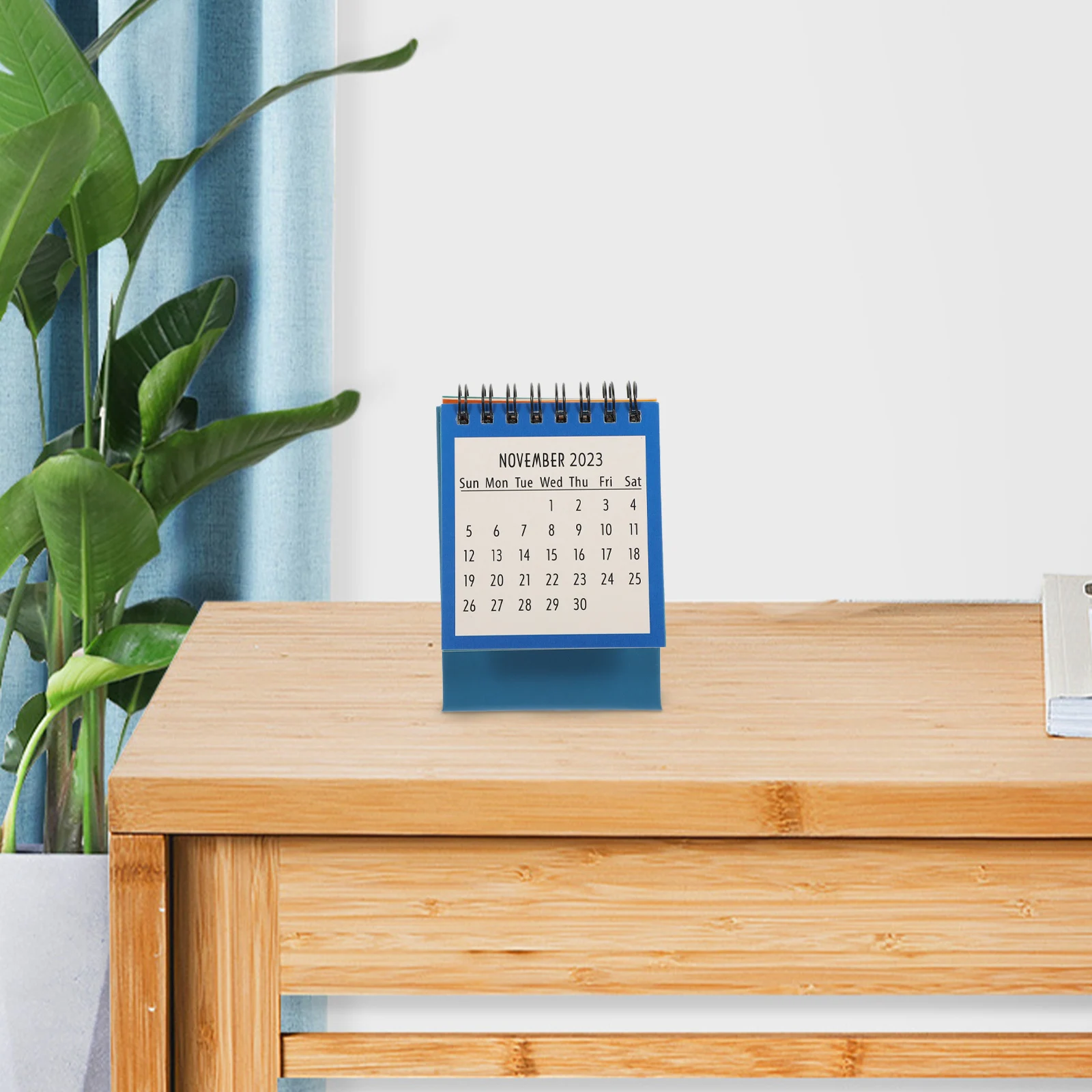 

Мини-настольный календарь 2023, простой декоративный английский дизайн, бумажная печать, блокнот, стиль, идея подарка для дома и офиса, маленький столик