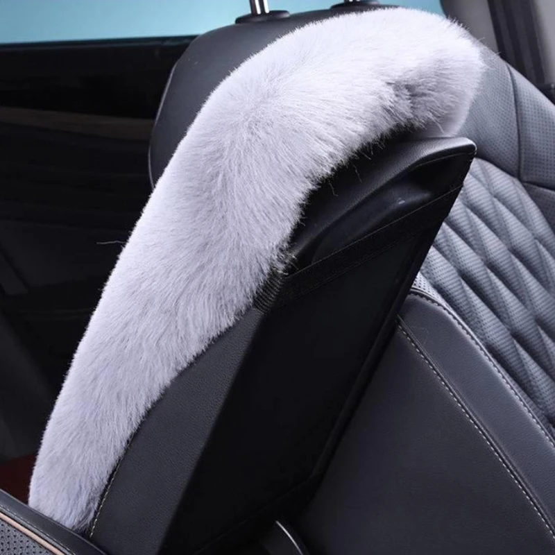 لطيف مسند ذراع السيارة صندوق أفخم غطاء وسادة دافئة مركز وحدة التحكم غطاء للذراع منصات تستيفها العالمي السيارات ديكور داخلي