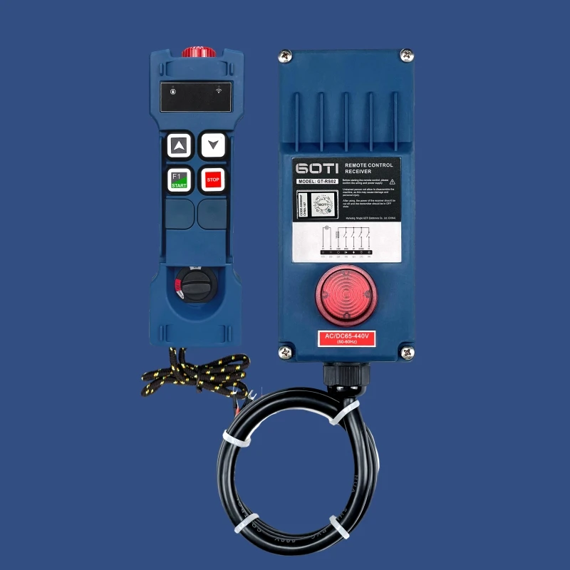 Imagem -03 - Interruptor de Controle Remoto sem Fio Industrial da Grua Guindaste Canais Substituir Uting F212s Telecontrol Gt-rs02