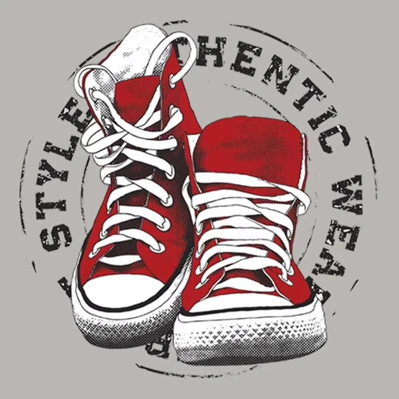 2 قطعة أحذية نمط الحديد على التصحيح زين القمم الفينيل موضة نقل الحرارة ملصقات الحرارية ذاتية الصنع للجينز تي شيرت #1