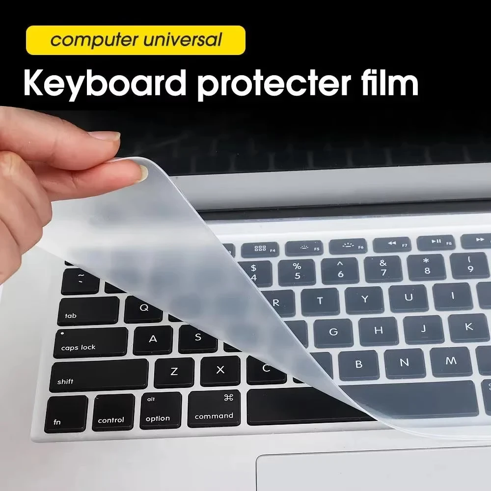 Capa de teclado transparente para macbook air 13.6 15.3 m4 m3 m2 m1 13 14 15 16 17 polegadas universal laptop notebook teclado capa de silicone
