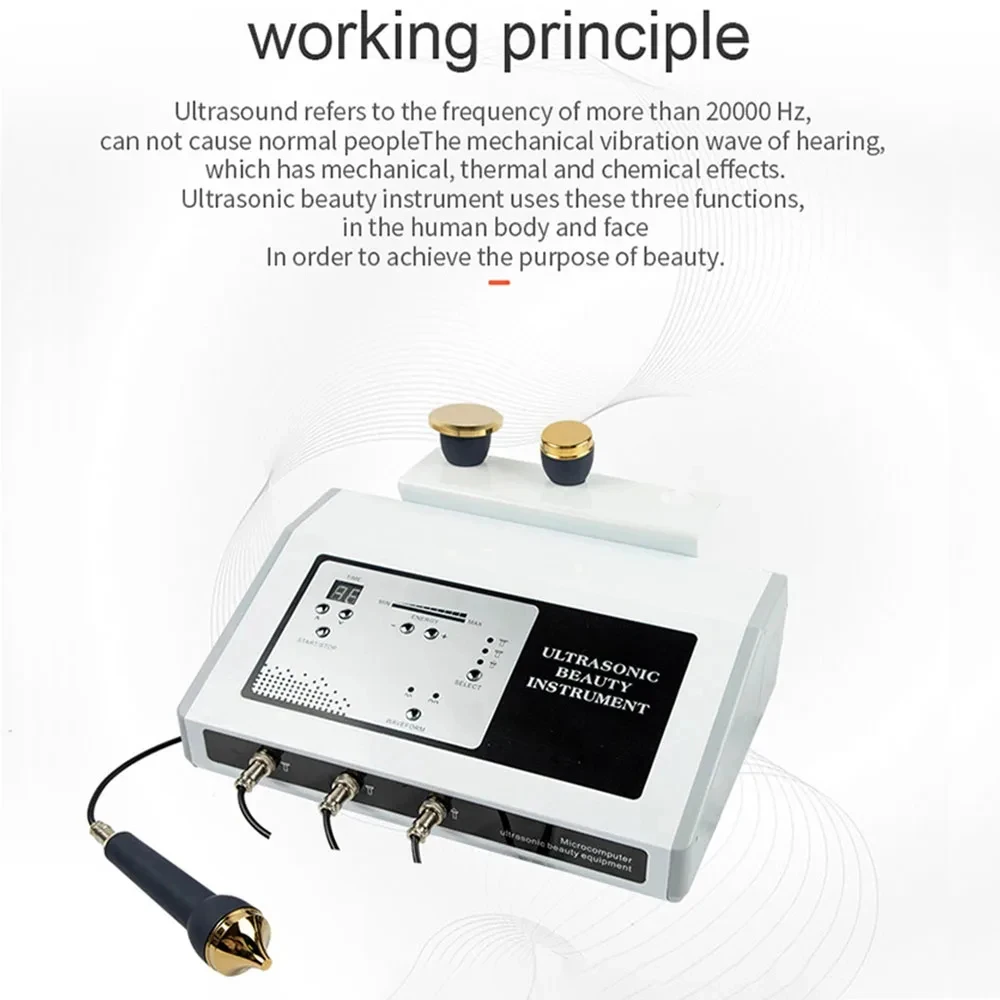 استخدام المنزل آلة الموجات فوق الصوتية 1 ميجا هرتز العلاج العناية بالبشرة آلة الوجه بالموجات فوق الصوتية مكافحة الشيخوخة الوجه الجسم مدلك 2025