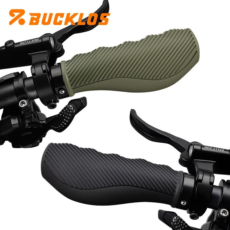 

BUCKLOS Bicycle Grips Lock-on Anti-Slip Mountain Bike Handlebar Grips MTB Folding Balance BMX Bike Handlebar Cover Cycling Parts