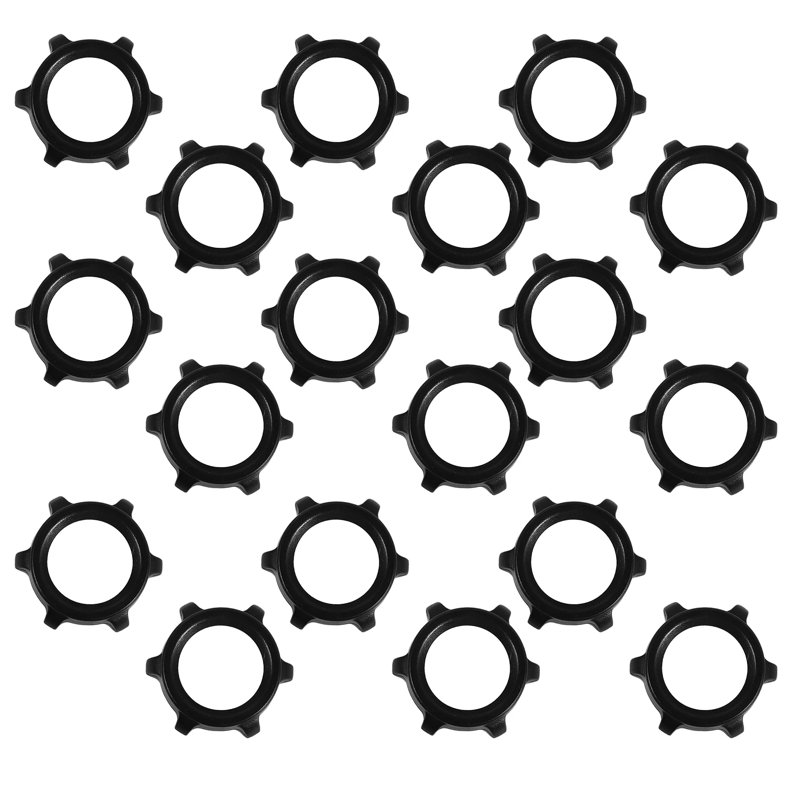 

50 Pcs Car Bracket Nut Cars Accessories Phone Mount Nuts Wireless Charging Black