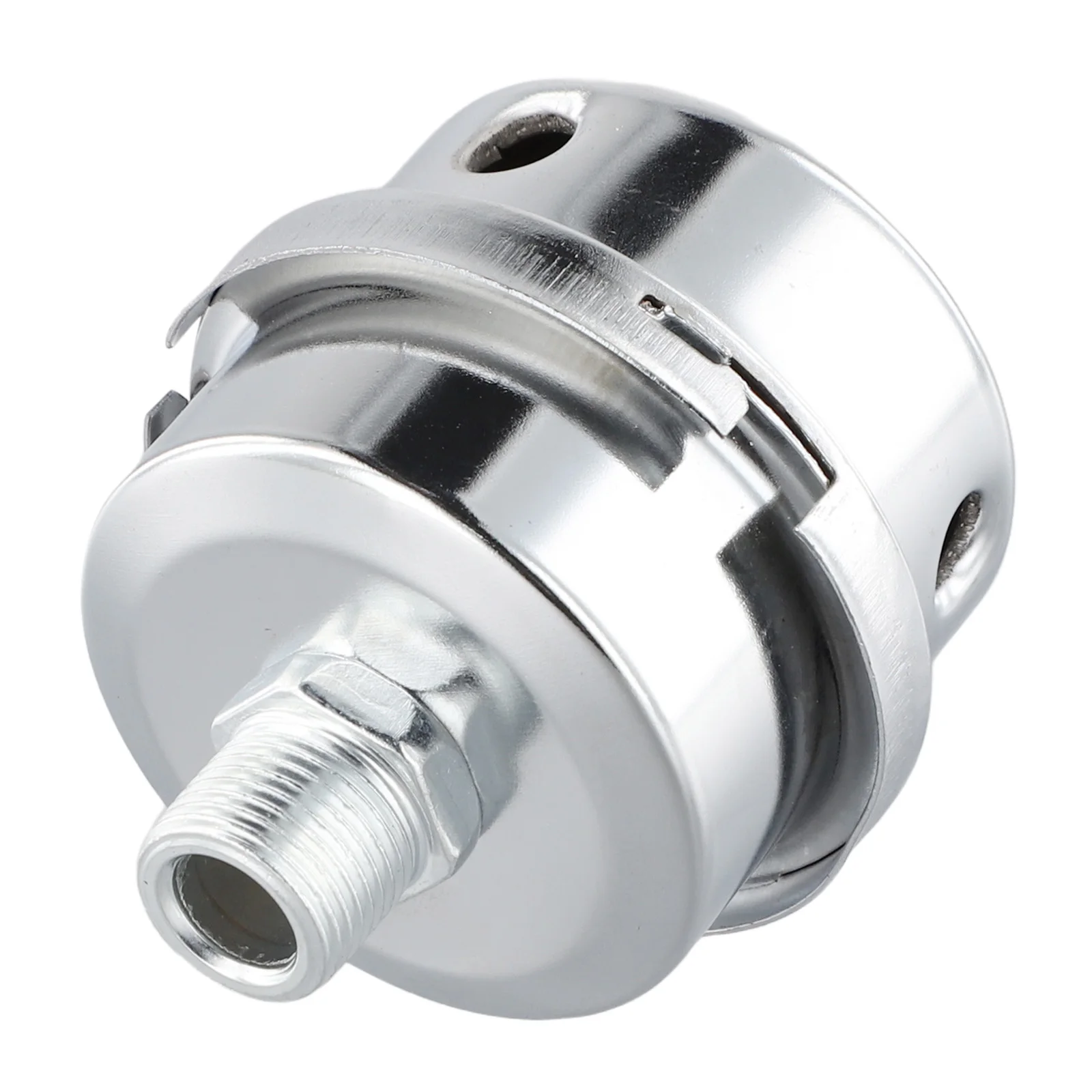 Air Compressor Inlet Muffler for Noise Control Compatible with Oil-Free Systems 12.5mm 16mm 20mm Metal Construction
