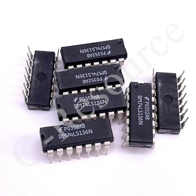 New Original (1pcs) DM74LS136N 74LS136 DIP-14 Quad 2-Input Exclusive-OR Gate with Open-Collector Outputs