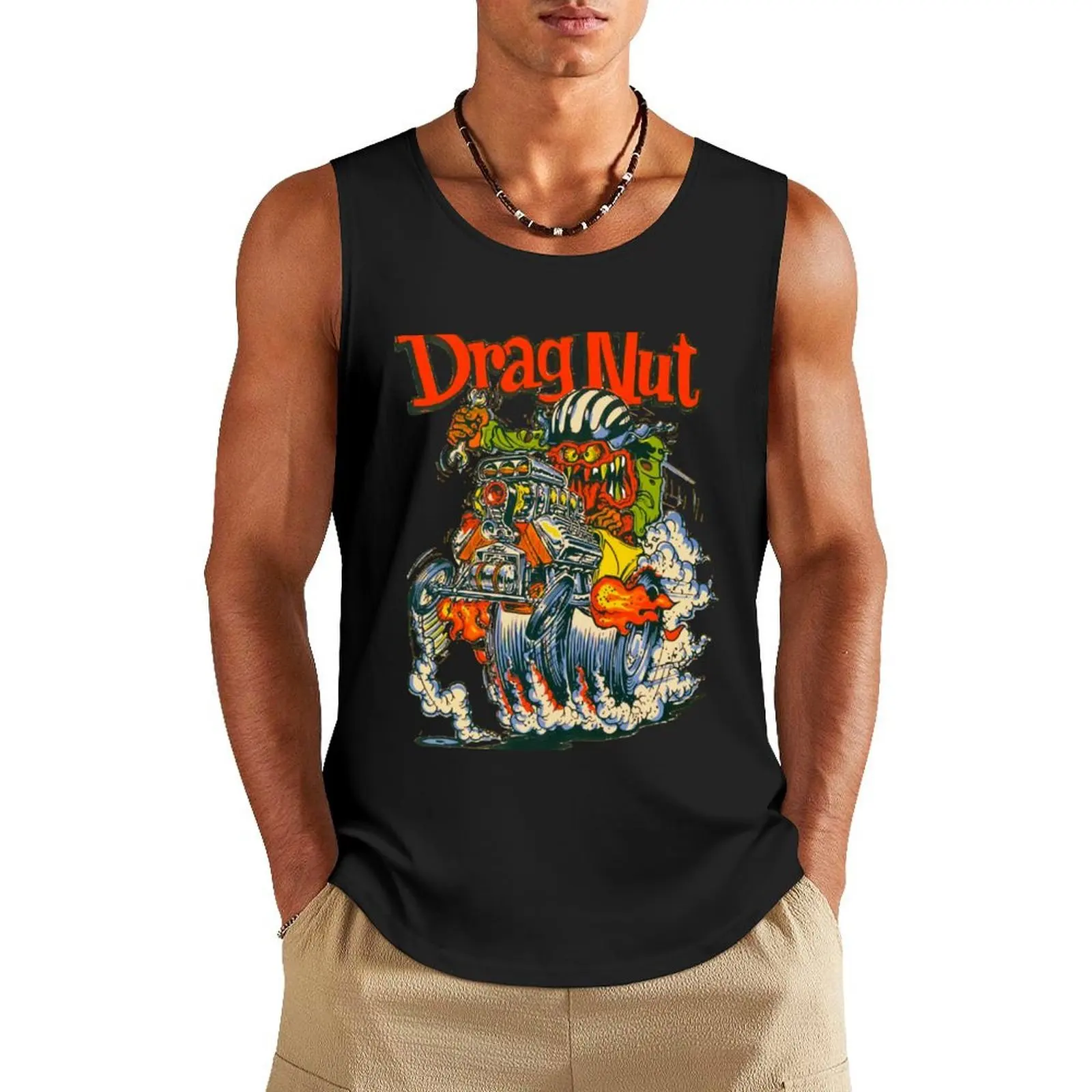 

Music Retro Comic Ed Artist Roth Artist Cool Graphic Gifts Tank Top Men's summer vest quick-drying t-shirt Men's t-shirt