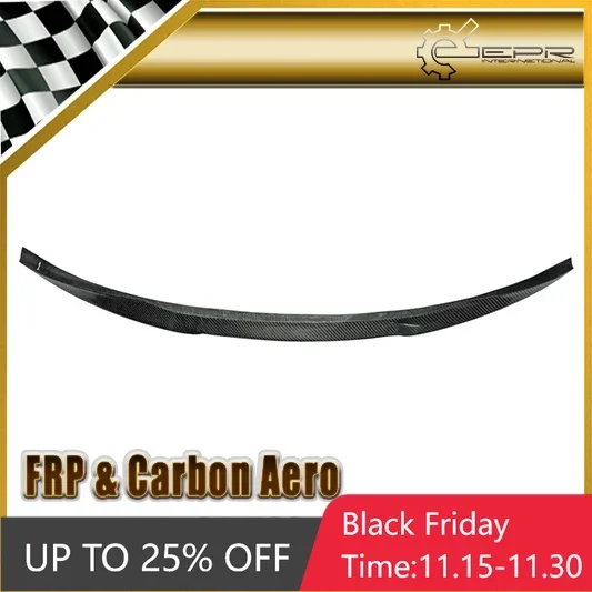 

Car-styling Carbon Fiber Rear Spoiler Glossy Fibre Finish Trunk Wing Lip Racing Bodykit Fit For BMW F82 F83 M4 OEM Style Coupe