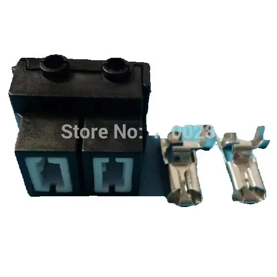 Free Shipping 100sets bend  Angled Socket H7 Ceramic Headlight Lamp Connector cover +terminal