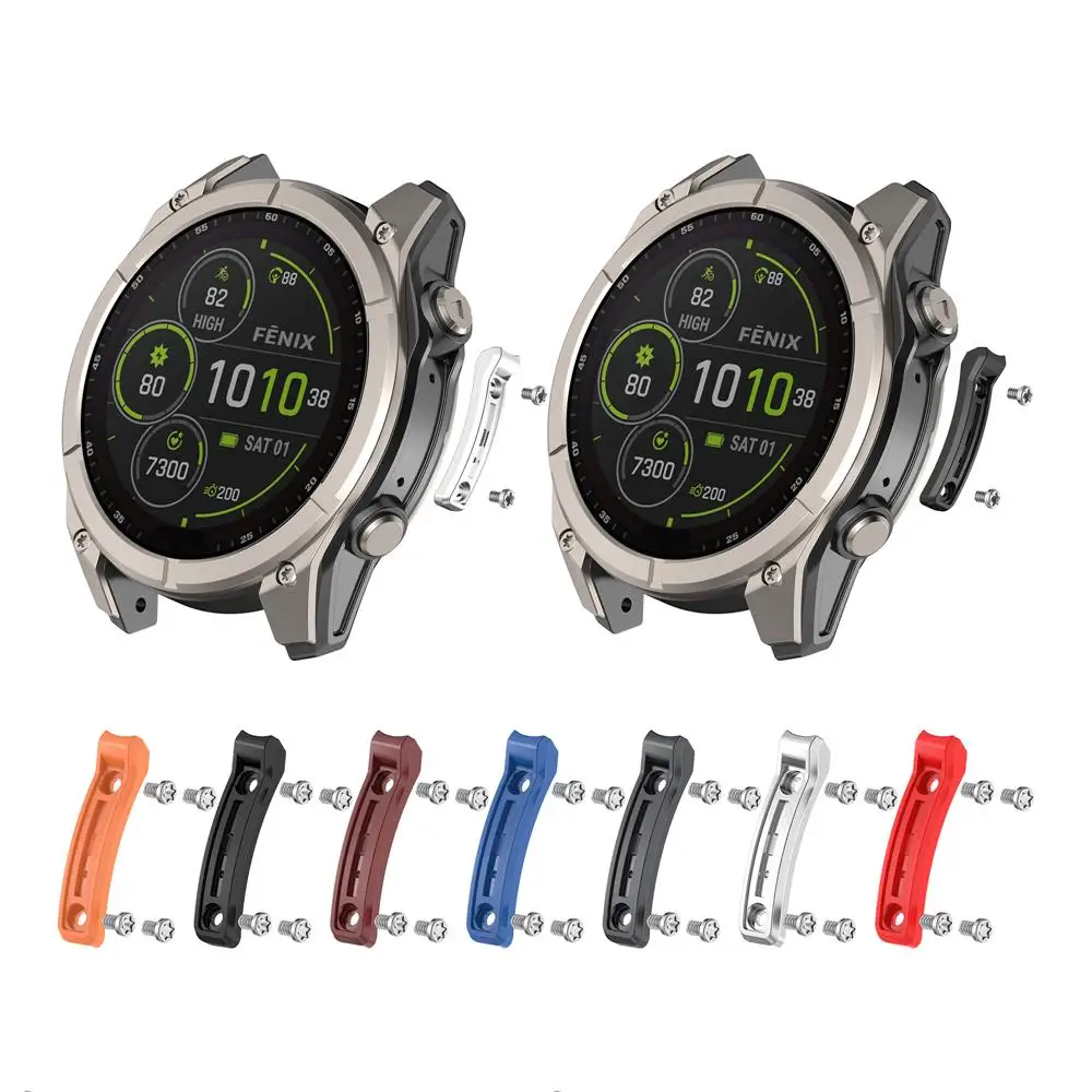 Metal Anti-collision Strip For Garmin Fenix 8 Tactix 8 Quatix 8 Fenix 9/8 47mm 51mm Smart Watch Bumper Cover чехол Accessoeies